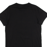 ADIDAS Womens T-Shirt Black UK 12