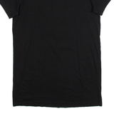 ADIDAS Womens T-Shirt Black UK 12