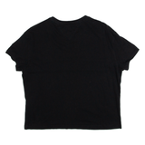TOMMY HILFIGER Womens T-Shirt Black XS