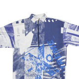 Mens Jersey Blue 1/4 Zip M