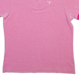 BARBOUR Mens Polo Shirt Pink M