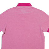 BARBOUR Mens Polo Shirt Pink M