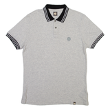 PRETTY GREEN Mens Polo Shirt Grey M