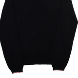PRETTY GREEN Mens Polo Shirt Black Long Sleeve M
