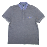 TED BAKER Mens Polo Shirt Grey L