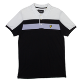 LYLE & SCOTT Mens Polo Shirt Black M
