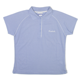 REEBOK Womens Polo Shirt Blue UK 14