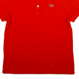 LACOSTE Slim Fit Mens Polo Shirt Orange XL