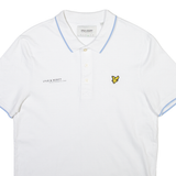 LYLE & SCOTT Mens Polo Shirt White L