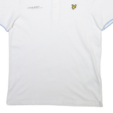LYLE & SCOTT Mens Polo Shirt White L