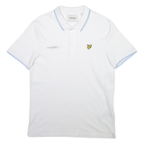 LYLE & SCOTT Mens Polo Shirt White L