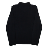 LYLE & SCOTT Mens Polo Shirt Black Long Sleeve M