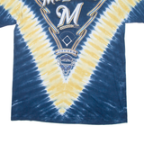 LIQUID BLUE Milwaukee Brewers Mens Tie Dye T-Shirt Blue XL