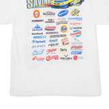 ANVIL Race To Savings Mens T-Shirt White USA L