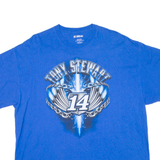 NASCAR Tony Stewart Mens T-Shirt Blue XL
