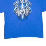 NASCAR Tony Stewart Mens T-Shirt Blue XL