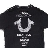 TRUE RELIGION Mens T-Shirt Black M
