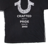 TRUE RELIGION Mens T-Shirt Black M