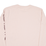 CARHARTT Womens T-Shirt Pink Long Sleeve XL