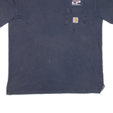 CARHARTT Mens T-Shirt Blue L