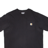CARHARTT Loose Fit Mens T-Shirt Black XL