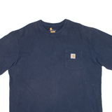 CARHARTT Mens T-Shirt Blue XL