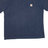 CARHARTT Mens T-Shirt Blue XL