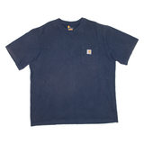 CARHARTT Mens T-Shirt Blue XL