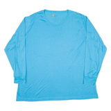 CARHARTT Womens T-Shirt Blue Long Sleeve XL