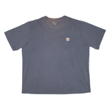 CARHARTT Mens T-Shirt Grey 2XL