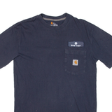 CARHARTT Mens T-Shirt Blue USA S