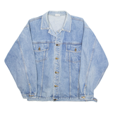 Mens Denim Jacket Blue Cashmere L