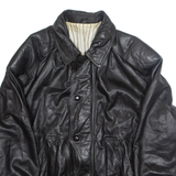 Mens Biker Jacket Black L