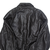 Mens Biker Jacket Black L