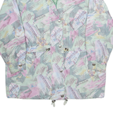 CHARLES VOGELE Mens Jacket Green Crazy Pattern L