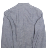 HORST MANDEL Womens Blazer Jacket White Gingham M