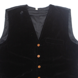 Mens Waistcoat Black M