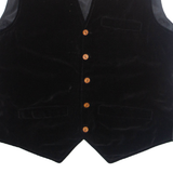 Mens Waistcoat Black M
