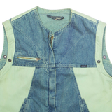 SWINGER Mens Gilet Blue L