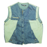 SWINGER Mens Gilet Blue L