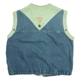 SWINGER Mens Gilet Blue L