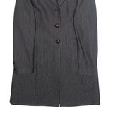 SINOE Womens Blazer Jacket Black Striped L