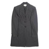 SINOE Womens Blazer Jacket Black Striped L