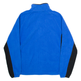 NAUTICA Mens Fleece Blue 1/4 Zip L