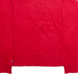 TOMMY HILFIGER Mens Jumper Red Tight Knit L