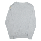 TOMMY HILFIGER Mens Jumper Grey Tight Knit XL