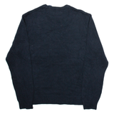 CHAPS Mens Jumper Blue Tight Knit XL