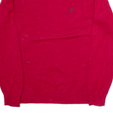 NAUTICA Mens Jumper Red Tight Knit M