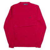 NAUTICA Mens Jumper Red Tight Knit M