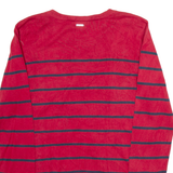 NAUTICA Womens Jumper Red Striped Tight Knit M